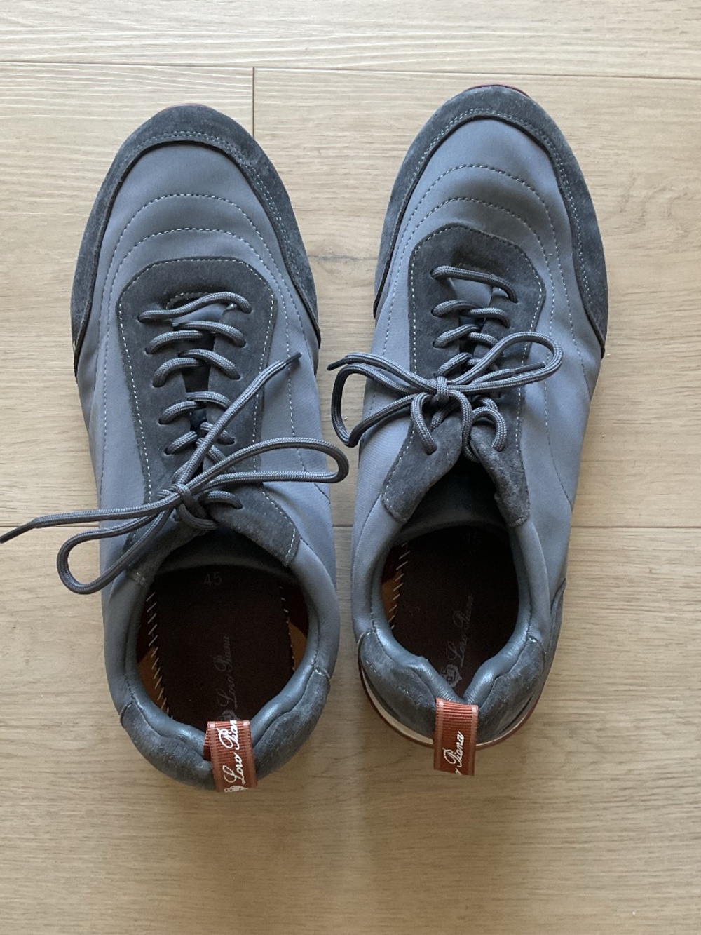 Loro Piana Grey Shoes